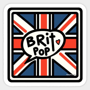 Britpop - Pop Art Sticker